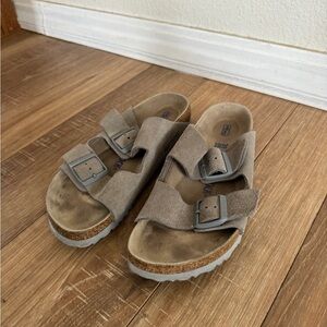 Birkenstock Arizona Soft Footbed Suede Leather